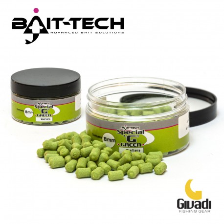 BAIT TECH WAFTERS - Special G Green Dumbells 8mm