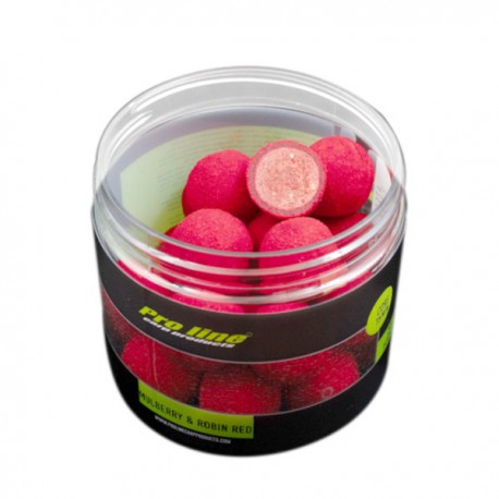 Boilies imbracat de carlig - Mulberry & RR Core 15mm