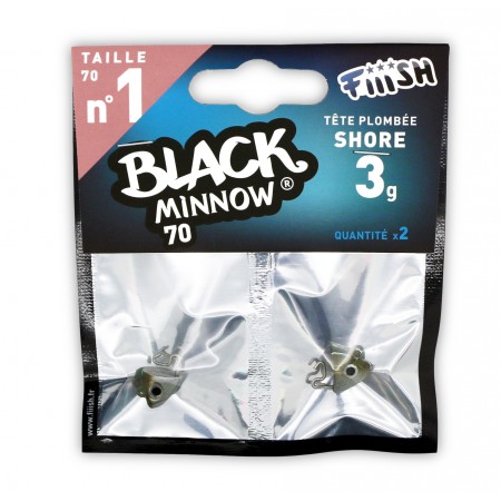 FIIISH BLACK MINNOW 70 CAP SHAD SHORE KAKI, 3G, 2BUC/PLIC