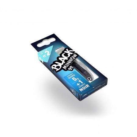 FIISH BLACK MINNOW COMBO SHAD 90 OFF SHORE BLACK, , CAP 5G + SHAD REZERVA