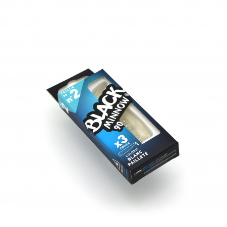 FIIISH BLACK MINNOW SHAD ALB GLITTER 90