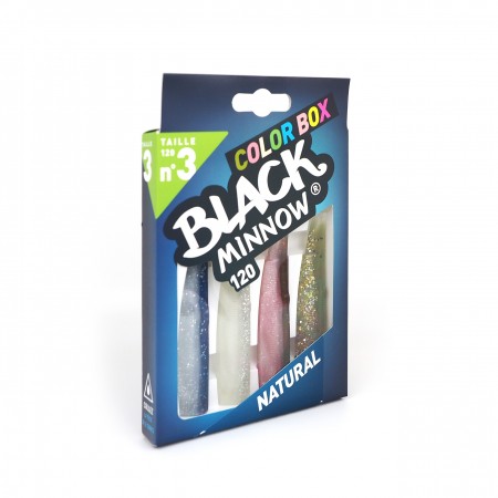 FIIISH BLACK MINNOW 120 SET SHAD NATURAL