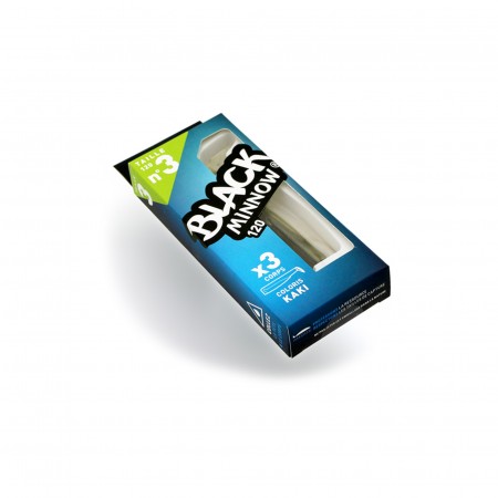 FIIISH BLACK MINNOW 120 SHAD KAKI 3BUC/PLIC
