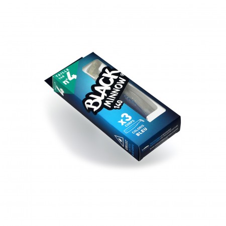 FIIISH BLACK MINNOW 140 SHAD BLUE 3BUC/PLIC