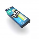 FIIISH BLACK MINNOW 140 SHAD YELLOW/WHITE 3BUC/PLIC