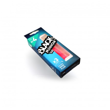 FIIISH BLACK MINNOW 140 SHAD PINK FLUO 3BUC/PLIC