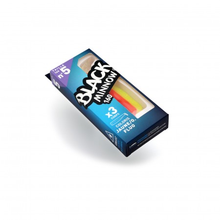 FIIISH BLACK MINNOW 160 SHAD ORANGE/YELLOW 3BUC/PLIC