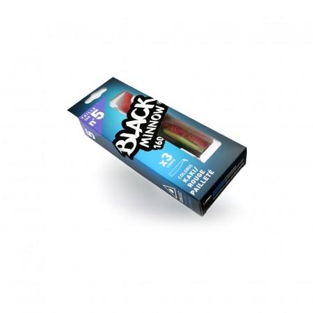 FIIISH BLACK MINNOW 160 SHAD KAKI/RED 3BUC/PLIC