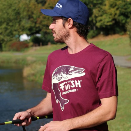 Fiiish Tricou Burgundy - Pike
