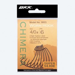 BKK CHIMERA Wide Gap Worm Hook Super-Slide Coating