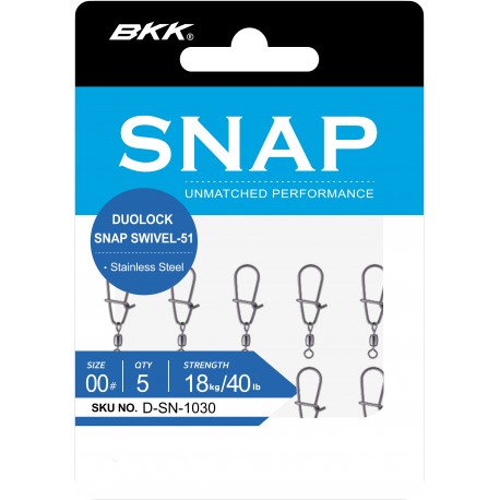 BKK AGRAFA DUOLOCK SNAP CU VARTEJ -51 SS